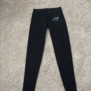 Womens Black Leggings with Panther Logo
